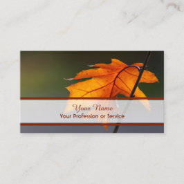 100% naturbelassener Bio Waldstil Visitenkarte