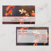 100% naturbelassener Bio Waldstil Visitenkarte (Vorne/Hinten)