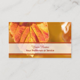 100% naturbelassener Bio Waldstil Visitenkarte