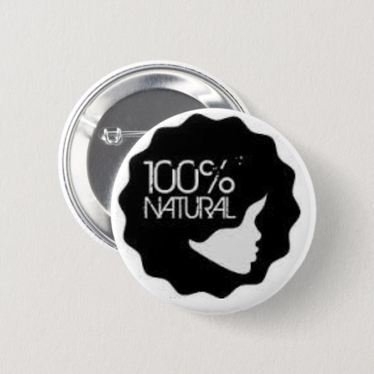 100% natürlich button (Vorne & Hinten)