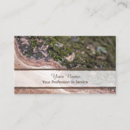 100% natürliche Bio Holzart Visitenkarte