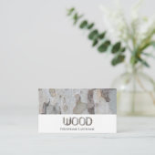 100% natürliche, Bio Holzbriefe Visitenkarte (Stehend Vorderseite)
