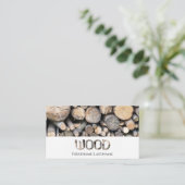 100% natürliche, Bio Holzbriefe Visitenkarte (Stehend Vorderseite)