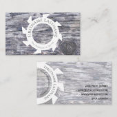 100% natürliche Bio Holzdekoration Visitenkarte (Vorne/Hinten)