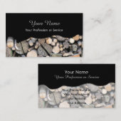 100% natürliche Bio Holzkarte Visitenkarte (Vorne/Hinten)