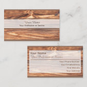 100% natürliche Bio Holzkarte Visitenkarte (Vorne/Hinten)