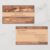 100% natürliche Bio Holzkarte Visitenkarte (Vorne/Hinten)