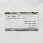 100% natürliche Bio Holzkarte Visitenkarte (Rückseite)