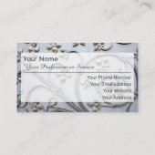 100% natürliche Bio Holzkarte Visitenkarte (Rückseite)