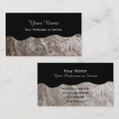 100% natürliche Bio Holzkarte Visitenkarte (Vorne/Hinten)