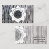 100% natürliche, Bio Holzkreise Visitenkarte (Vorne/Hinten)