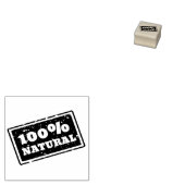 100% natürliche Briefmarke Gummistempel (Stempel)