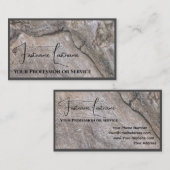 100% natürliche Möbel im Bio Holzstil Visitenkarte (Vorne/Hinten)