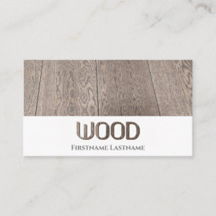 100% natürliche ökologische Holzboden Holzbuchstab Visitenkarte