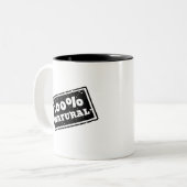 100% natürliche Tasse (Vorderseite Links)