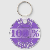 100% Naturlicher Schlüsselanhänger (Vorderseite)