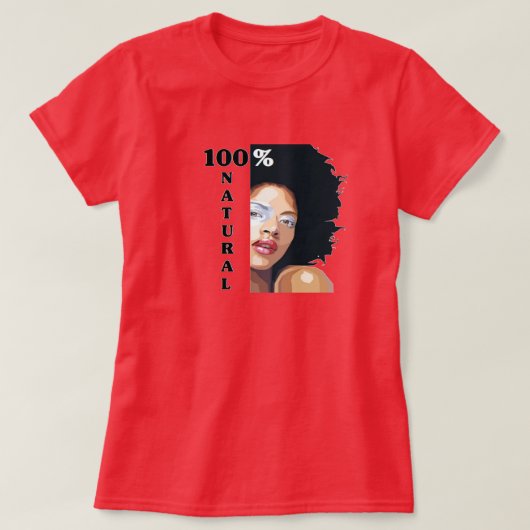 100% natürliches T-Shirt (Design vorne)