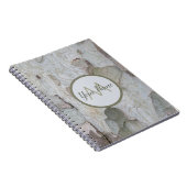 100% Naturmonogramm mit Ihrem Namen! Notizblock (Rechte Seite)