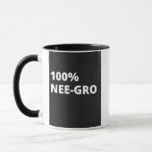 100 % Nee-Gro-Tragfähigkeit 11 oz Tasse (Links)