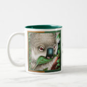 100% niedlich! Koala-Tasse Zweifarbige Tasse (Links)