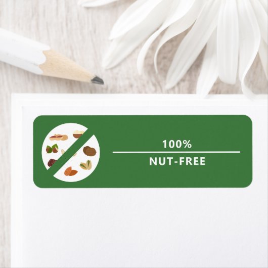 100 % Nut-free-Etikett (Insitu)