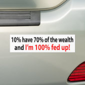 100% oben gefüttert! autoaufkleber (Auf Auto)