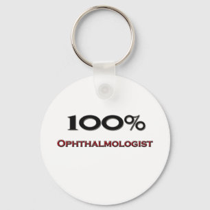 100 % Ophthalmologe Schlüsselanhänger