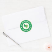 100% Organic Product Label Sticker (Umschlag)