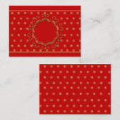 100 Pack indische Inspirierte Hochzeitsplätze Platzkarte (Vorne/Hinten)