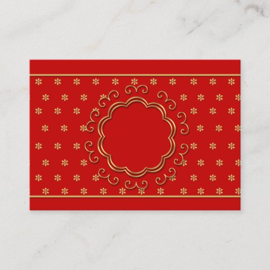 100 Pack indische Inspirierte Hochzeitsplätze Platzkarte (Vorderseite)