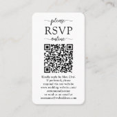 100 Pack Online QR UAWG & Foto Hochzeitsvorstellun Visitenkarte (Vorderseite)