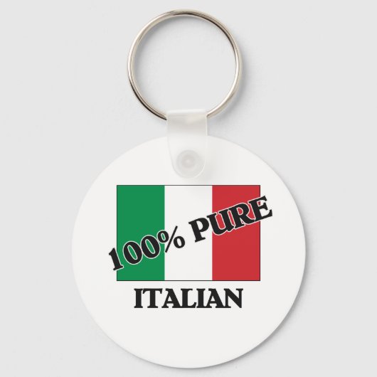 100 Percent ITALIAN Schlüsselanhänger (Vorderseite)