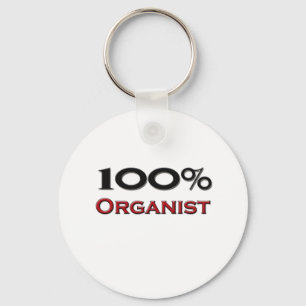 100 Percent Organist Schlüsselanhänger