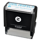"100% PERFEKT!" + Name des Erziehers Stempel (Produkt)