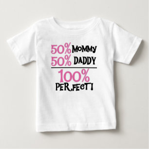 100 % perfekt rosa baby t-shirt