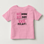 100 % perfekt rosa kleinkind t-shirt (Vorderseite)