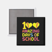 100 Phantastische Schultage - Schüler B Magnet (Vorderseite/Rückseite)