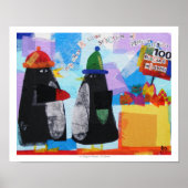 100 Pinguin Mittens Poster (Vorne)