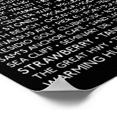 100 Plätze - 12 x 12" Poster (Ecke)