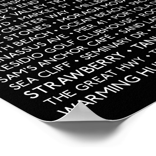 100 Plätze - 12 x 12" Poster (Ecke)