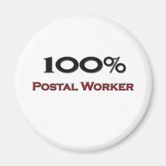 100 % Postarbeiter Magnet