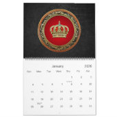 [100] Prinzessin King-Queen Crown [Gold] Kalender (Jan 2026)