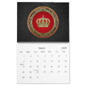 [100] Prinzessin King-Queen Crown [Gold] Kalender (Mär 2026)