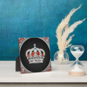 [100] Prinzessin King-Queen Crown [Silver] Fotoplatte (InSitu)