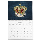 [100] Prinzessin King-Queen Royal Crown Kalender (Jan 2027)