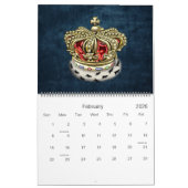[100] Prinzessin King-Queen Royal Crown Kalender (Feb 2026)