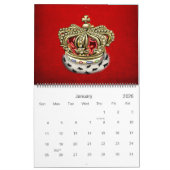 [100] Prinzessin King-Queen Royal Crown Kalender (Jan 2026)