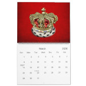 [100] Prinzessin King-Queen Royal Crown Kalender (Mär 2026)