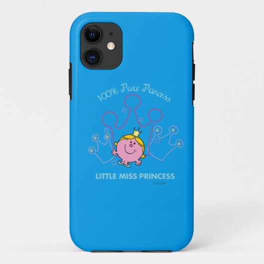100 % Prinzessin - kleine Miss Prinzessin Case-Mate iPhone Hülle (Rückseite)