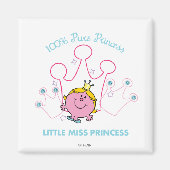100 % Prinzessin - kleine Miss Prinzessin Magnet (Vorne)